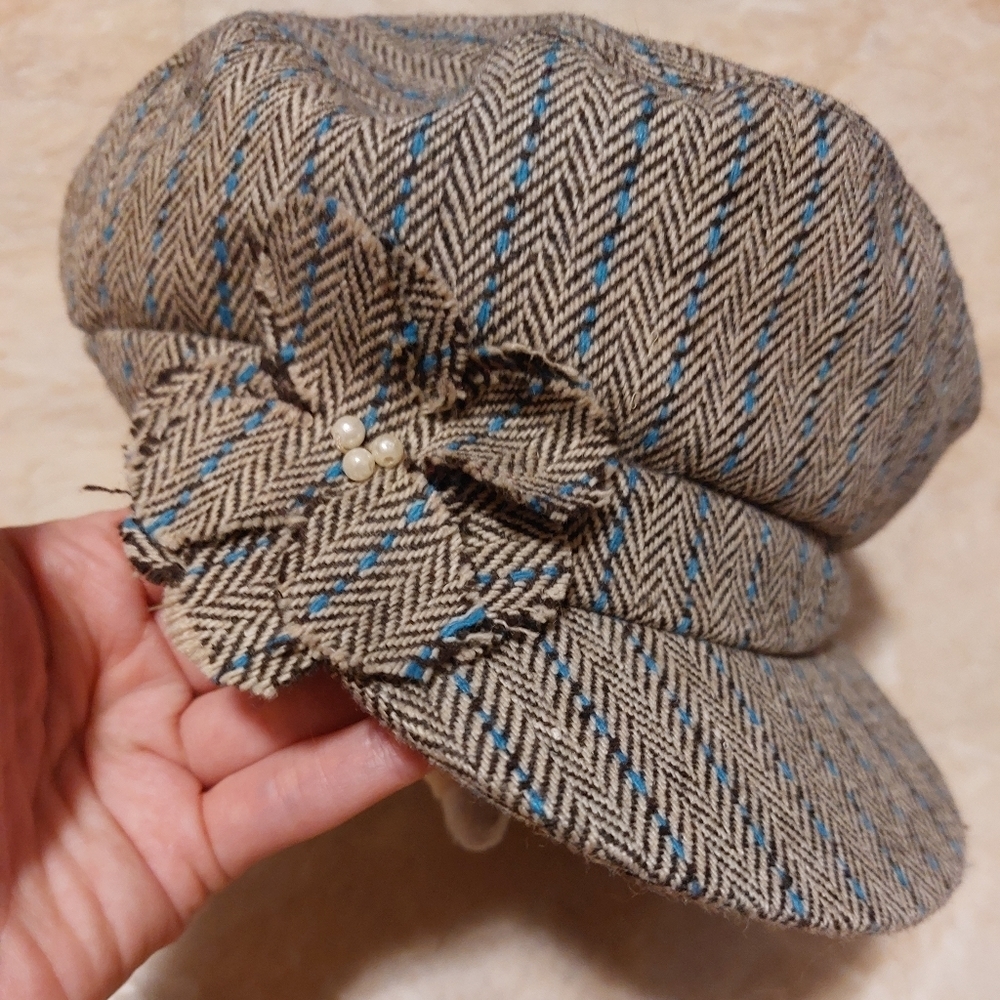 2/25$💚Wool  blend hooligan cap